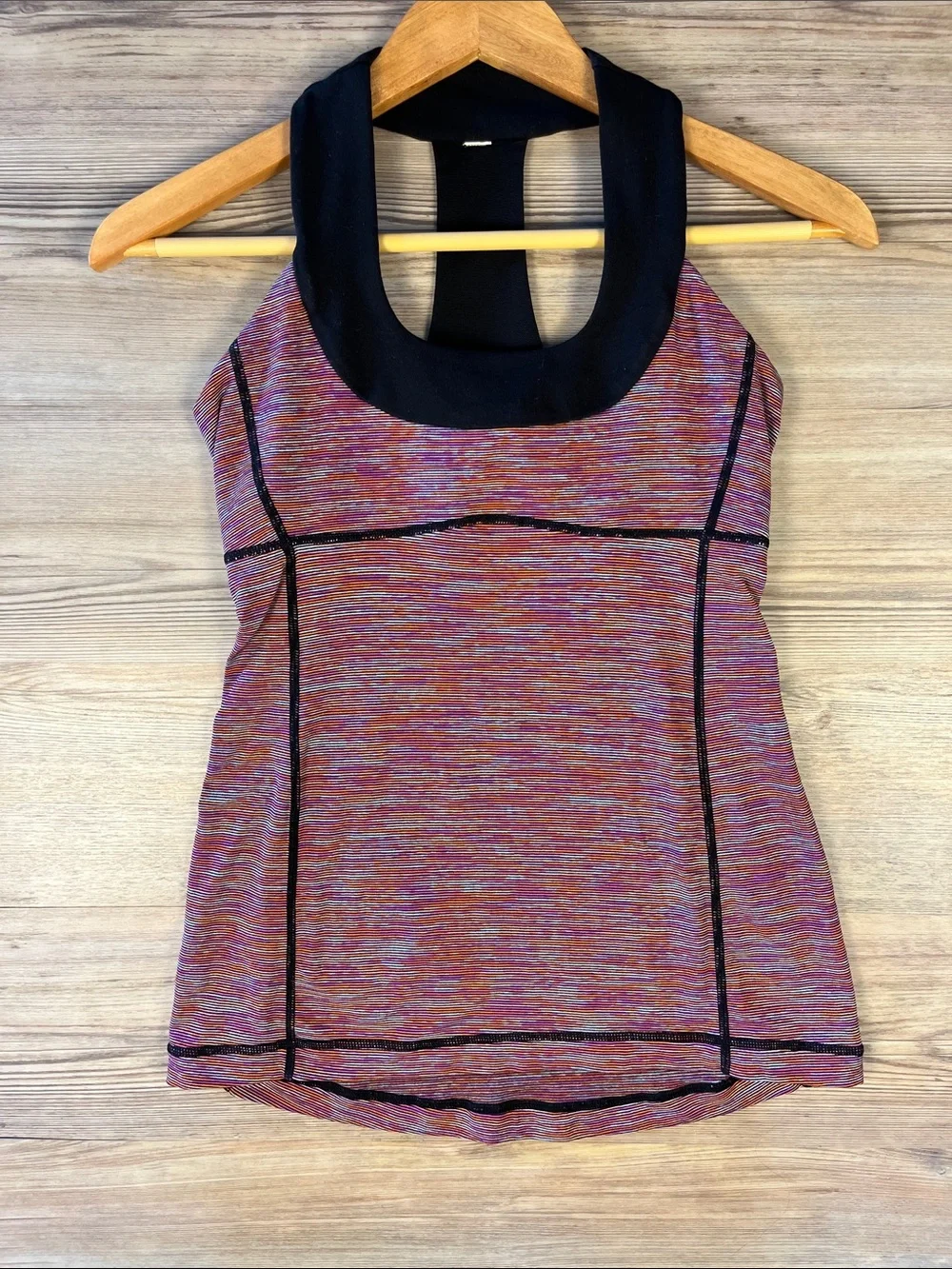 Lululemon Scoop Neck Tank Wee Are From Space Black March Multi/Black